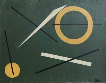Juan Melé, Oil on canvas.