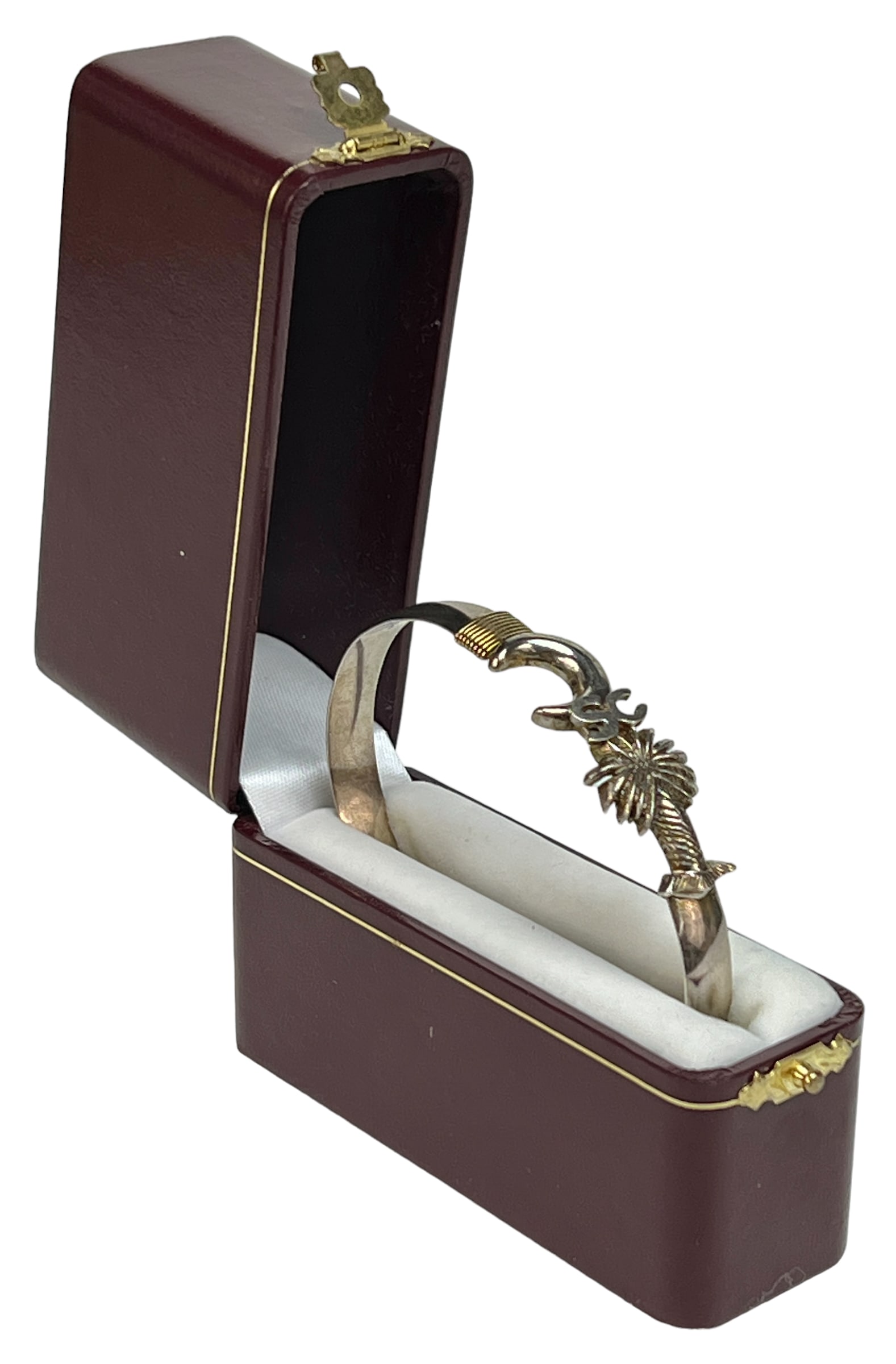 Sterling Silver South Carolina Destination Bracelet with 14K Gold Wrap. (1 of 6)