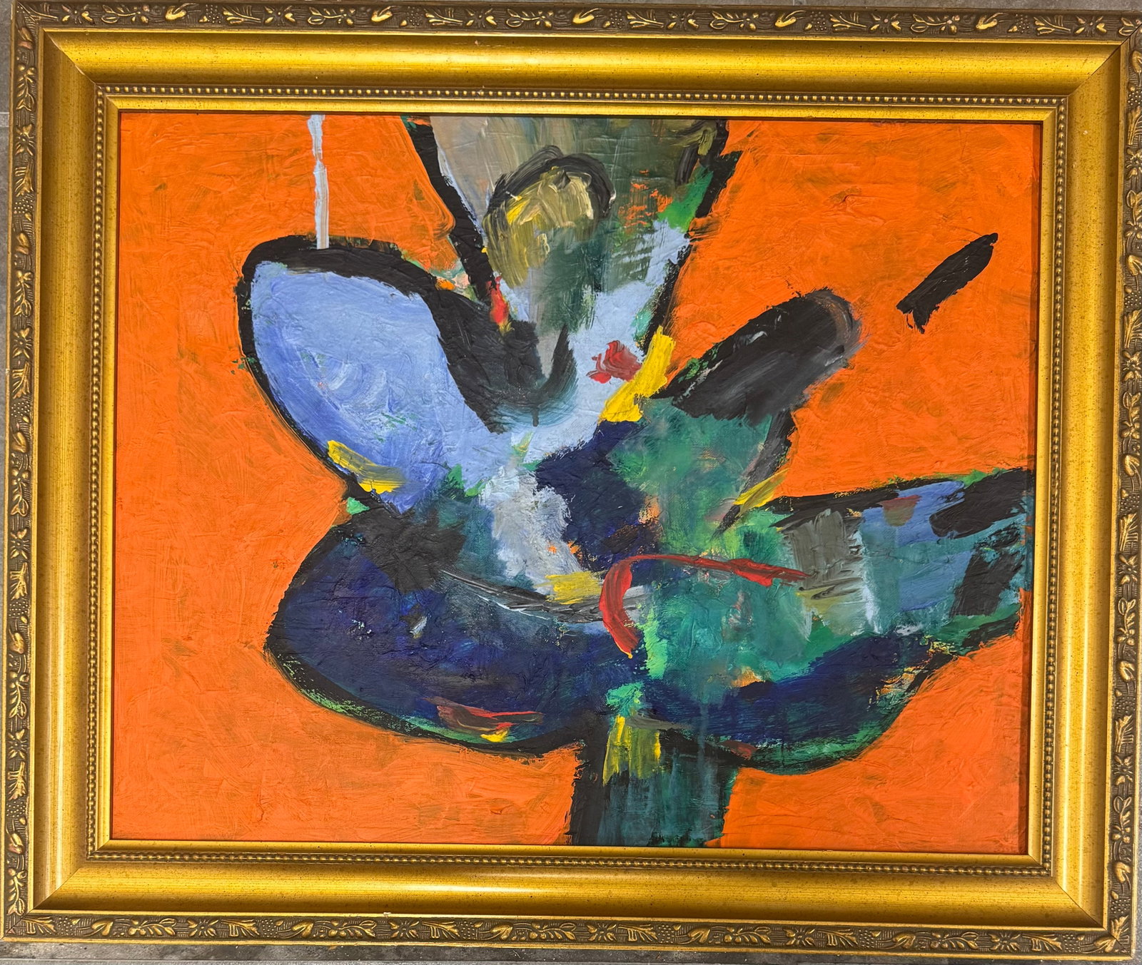 Wook-kyung Choi, Oil on canvas.: Wook-kyung Choi (Korean, 1940–1985) Was a prominent Korean abstract expressionist whose bold, gestural paintings bridge Eastern and Western artistic traditions. Educated in both Korea and the United