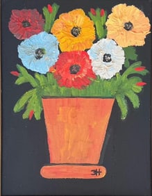 Clementine Hunter, Oil on Panel