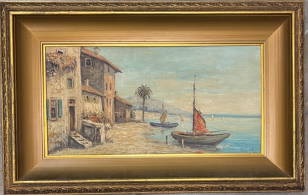 Robert Pilot,Oil on canvas panel.