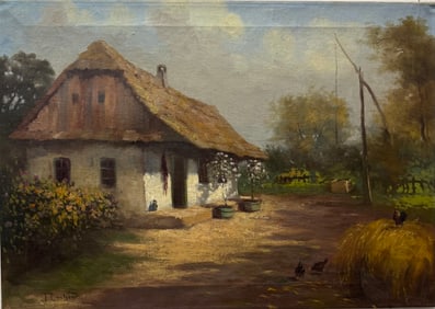 François Charles Cachoud, Oil on canvas.