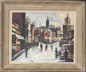 Zvi Raphaeli, Oil on canvas.