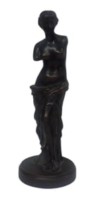 Antique Austrian Venus De Milo Bronze Sculpture (Signed).