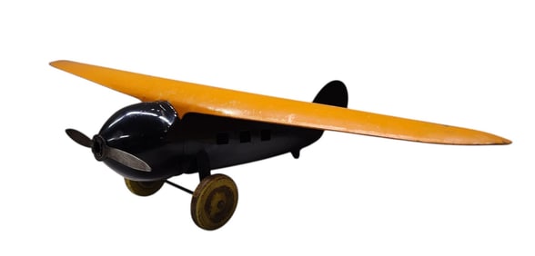 Vintage Wyandotte Toys Pressed Steel Lockheed Airplane,