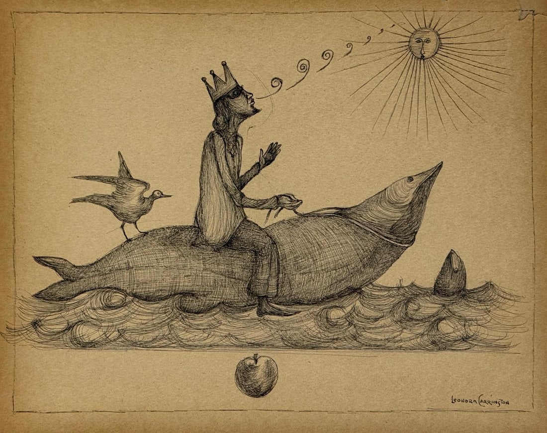 Leonora Carrington, Ink on paper. (1 of 2)