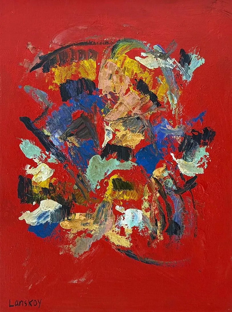 Andre Lanskoy, Oil on canvas. (1 of 2)