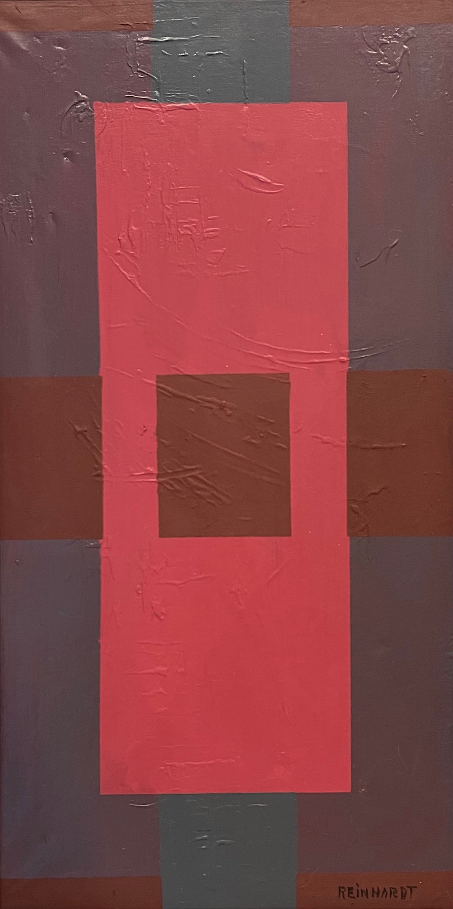 Ad Reinhardt, Oil on canvas. (1 of 2)