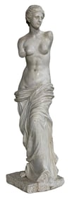 Antique, Venus de Milo Aphrodite of Melos Greek Marble Statue. 1920s.
