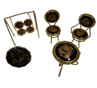 Vintage Lot of Assorted French Limoges Porcelain Miniatures.