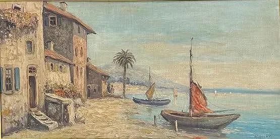 Robert Pilot,Oil on canvas panel.