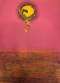 Adolph Gottlieb, Mixed media on paper.