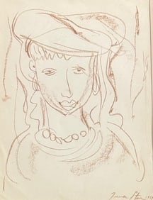 Irma Stern, Pastel on paper.