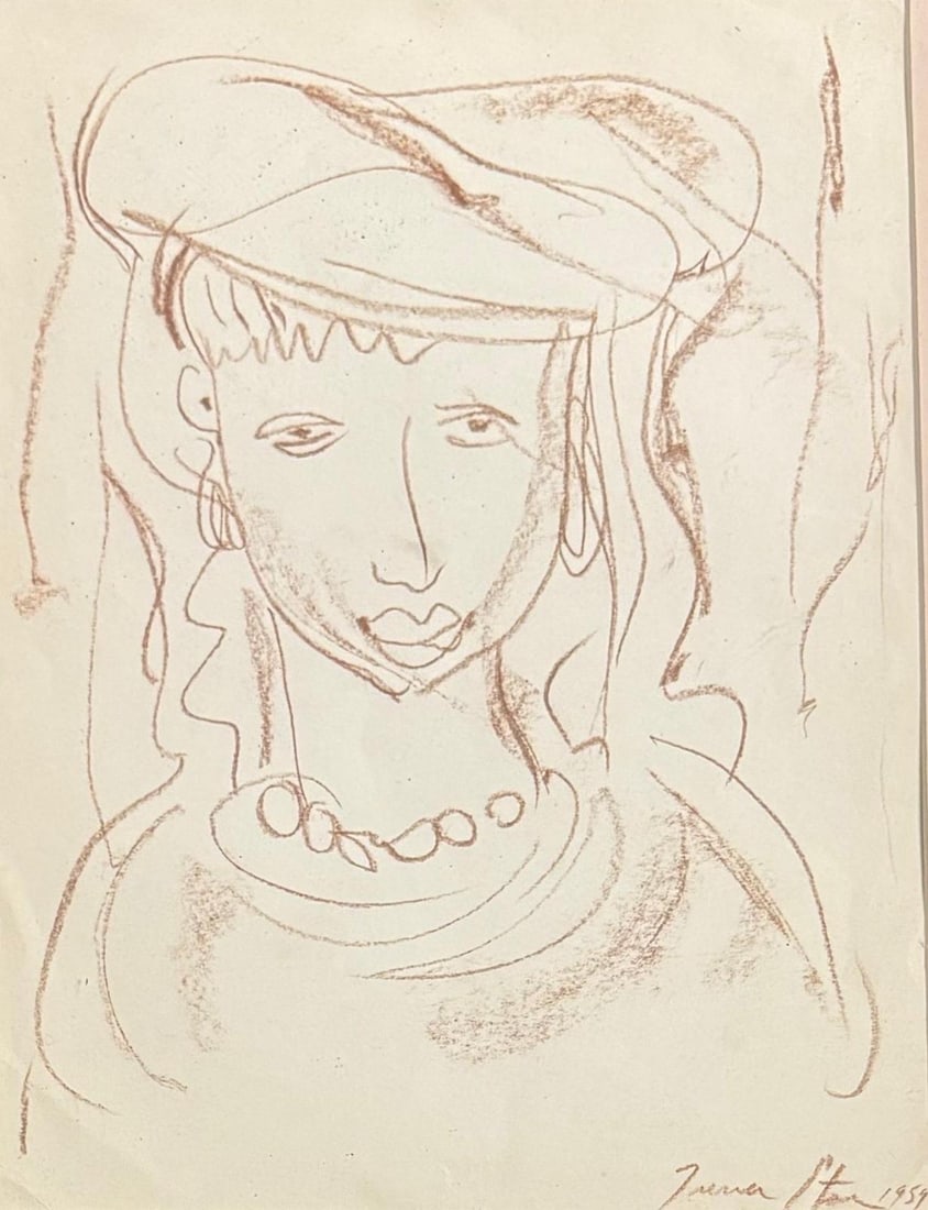 Irma Stern, Pastel on paper. (1 of 4)