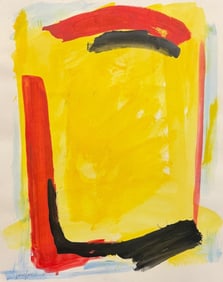 José Guerrero, Gouache on paper.