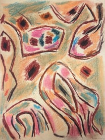 Joseph Zaritsky, Watercolor on paper.