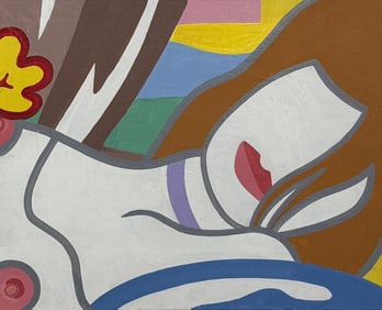 Tom Wesselmann, Acrylic on canvas panel.