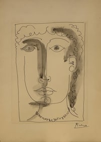 Pablo Picasso, Ink on paper.
