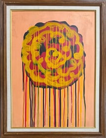 Cy Twombly, Acrylic on canvas.