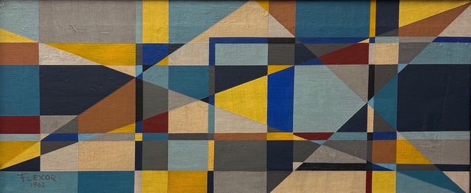 Samson Flexor, Oil on canvas.