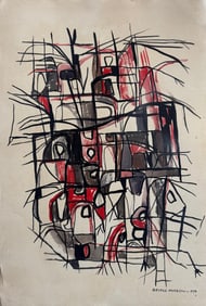 George Morrison, Watercolor on paper.