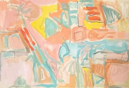 Joseph Zaritsky, Watercolor on paper.
