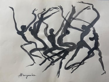 UngNo Lee, Ink on paper.