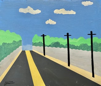 Ralston Crawford, Oil on canvas.