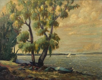 Bror Anders Wikstrom, Oil on canvas panel.