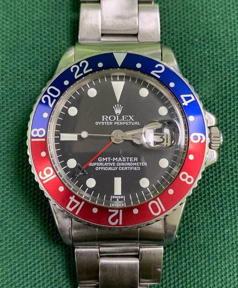 Vintage Rolex GMT Master 40mm, Mens Watch 1675, ca 1971-72. (1 of 6)
