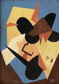 Suzy Frelinghuysen, Oil on board.