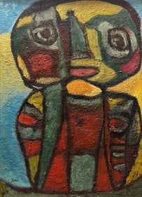 Asger Jorn, Oil on canvas.