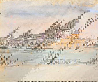 Jean Dufy, Watercolor on paper.