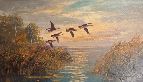 David Maass, Oil on canvas.