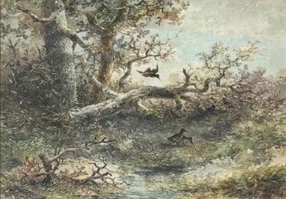 Martin Johnson Heade, Watercolor on paper