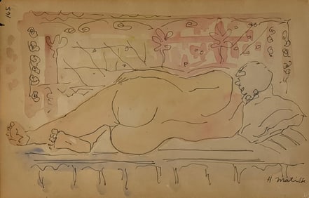 Henri Matisse, Watercolor and ink on paper.