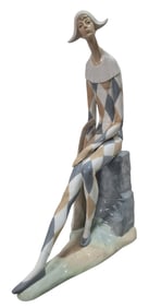 Sad Harlequin NAO by Lladro.