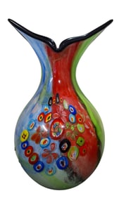 Antique Murano art glass vase, Seguso Vetri D'Arte.