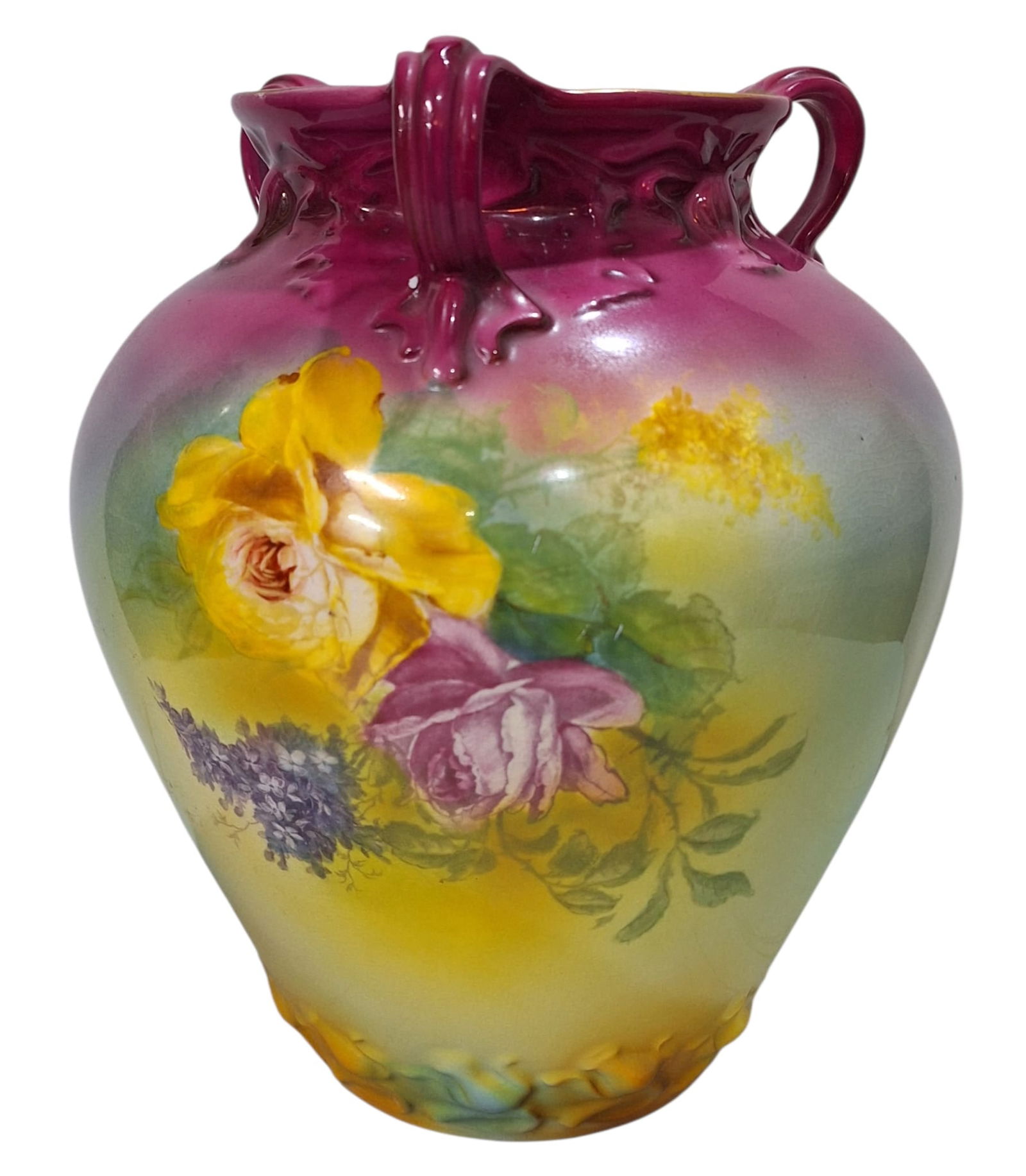 19th-century Royal Bonn vase. (1 of 6)