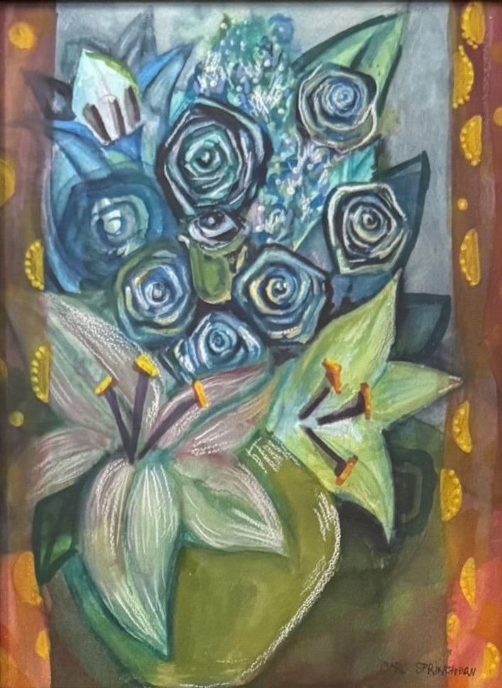 Carl Sprinchorn, Mixed media on paper. (1 of 4)