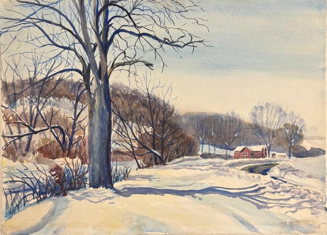 John Whorf, Watercolor on paper. (1 of 5)