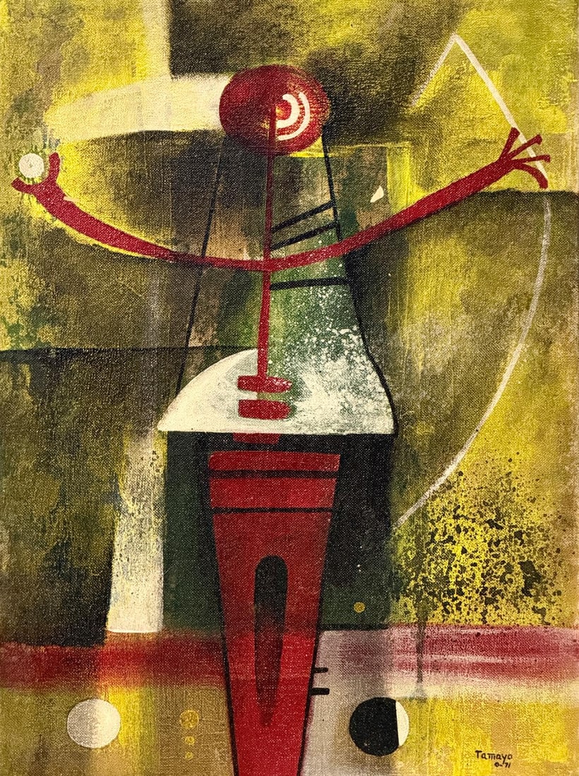 Rufino Tamayo, Oil on canvas panel. (1 of 5)