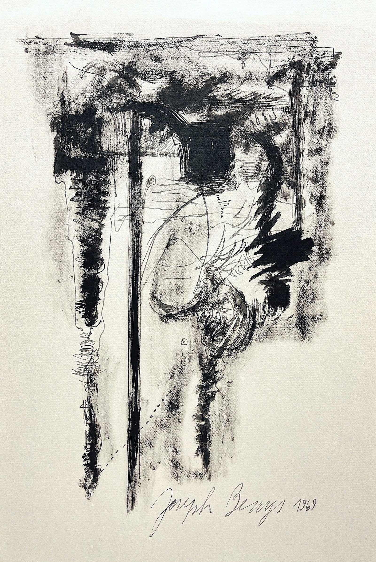 Joseph Beuys, Gouache and ink on paper. (1 of 2)