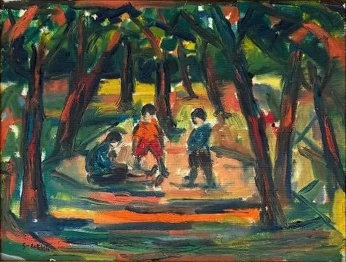 Karl Schmidt-Rottluff, Oil on canvas. (1 of 6)