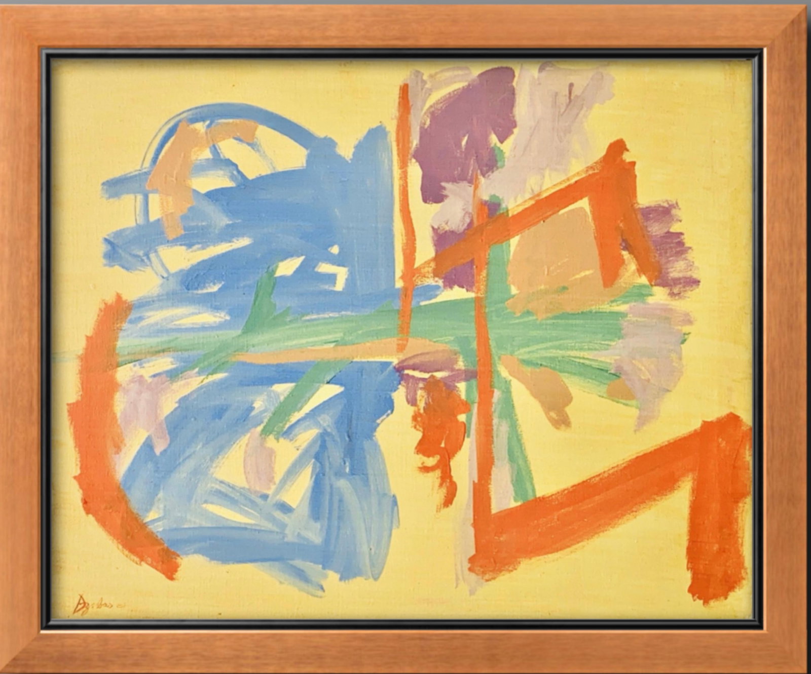 Friedel Dzubas, Acrylic on canvas. - 2