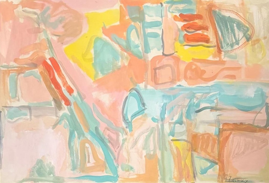 Joseph Zaritsky, Watercolor on paper. (1 of 4)