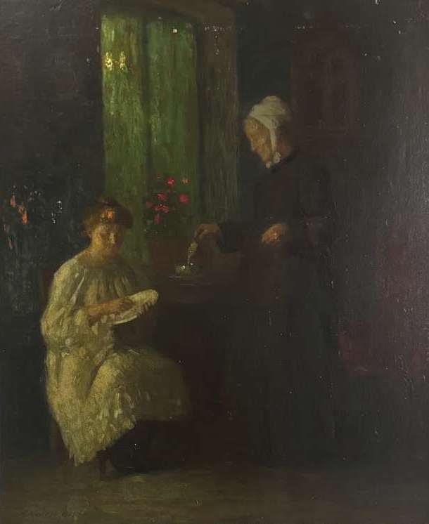 Elizabeth Nourse, Oil on wood panel. (1 of 6)