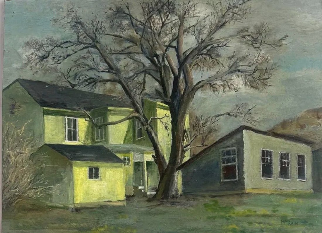 Bruce McKain, Oil on board. (1 of 2)
