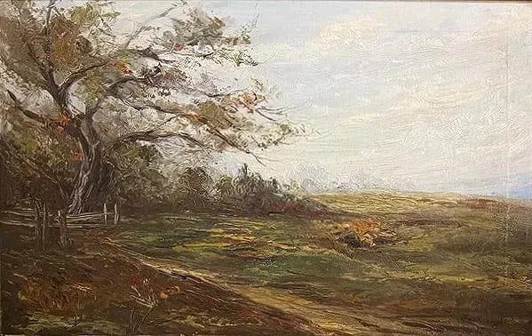 Charles Paul Gruppe, Oil on canvas.: Charles Paul Gruppe (American/Canadian, 1860 - 1940) Was a Canadian-born American painter celebrated for his atmospheric landscapes and marine scenes. Largely self-taught, he spent over 15 years in Ho