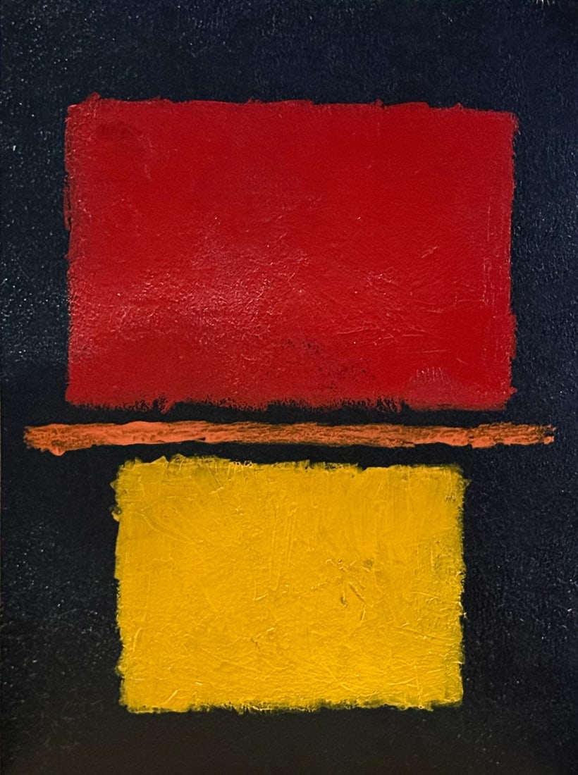 Mark Rothko, Acrylic on cardboard. (1 of 3)